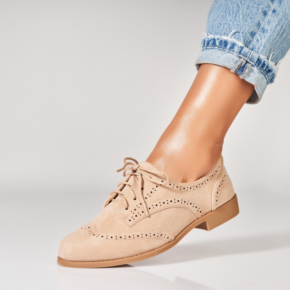 Pantofi dama casual Kaki din Piele Ecologica Intoarsa Trina2