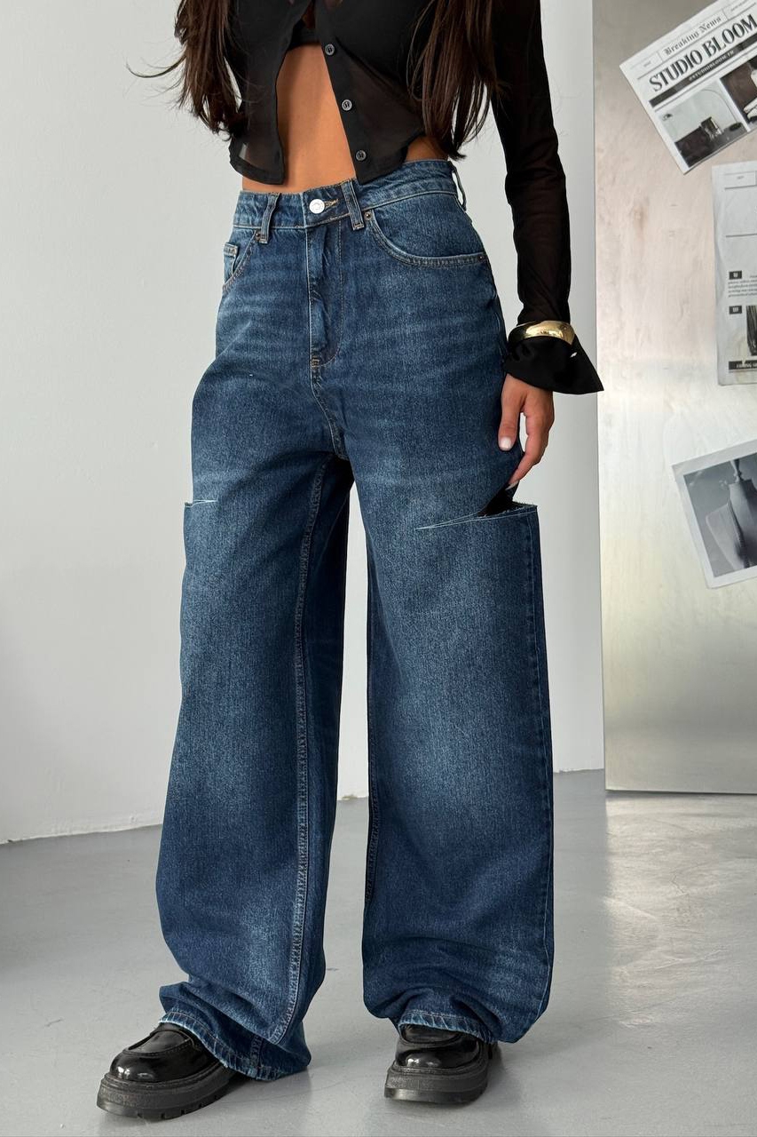 Blugi Damă Oversize Bleumarin Rabeya