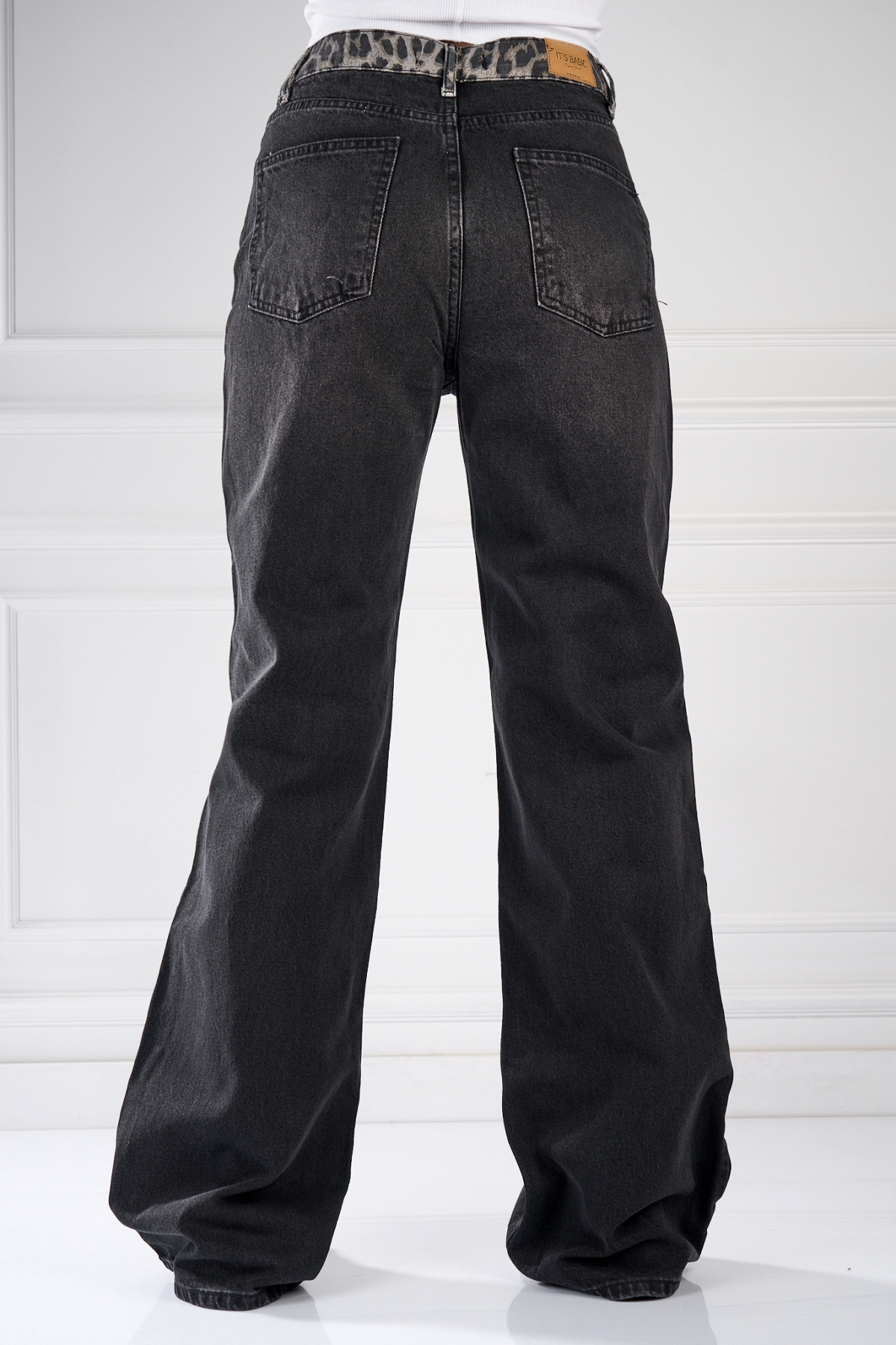 Blugi Damă Oversize Negri Emrin - 1 | YEO