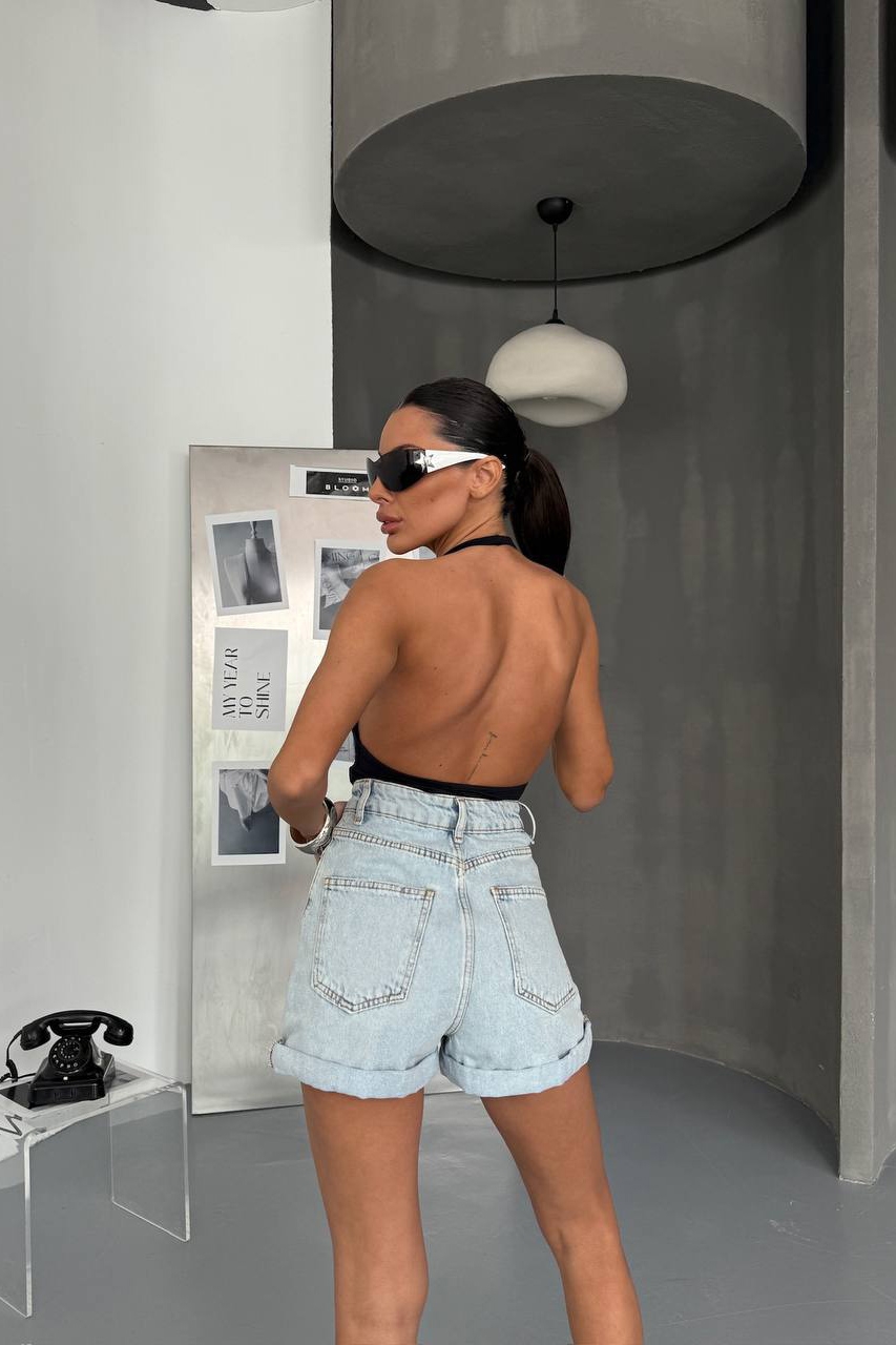Blugi Scurti Albastru Olimya - 2 | YEO