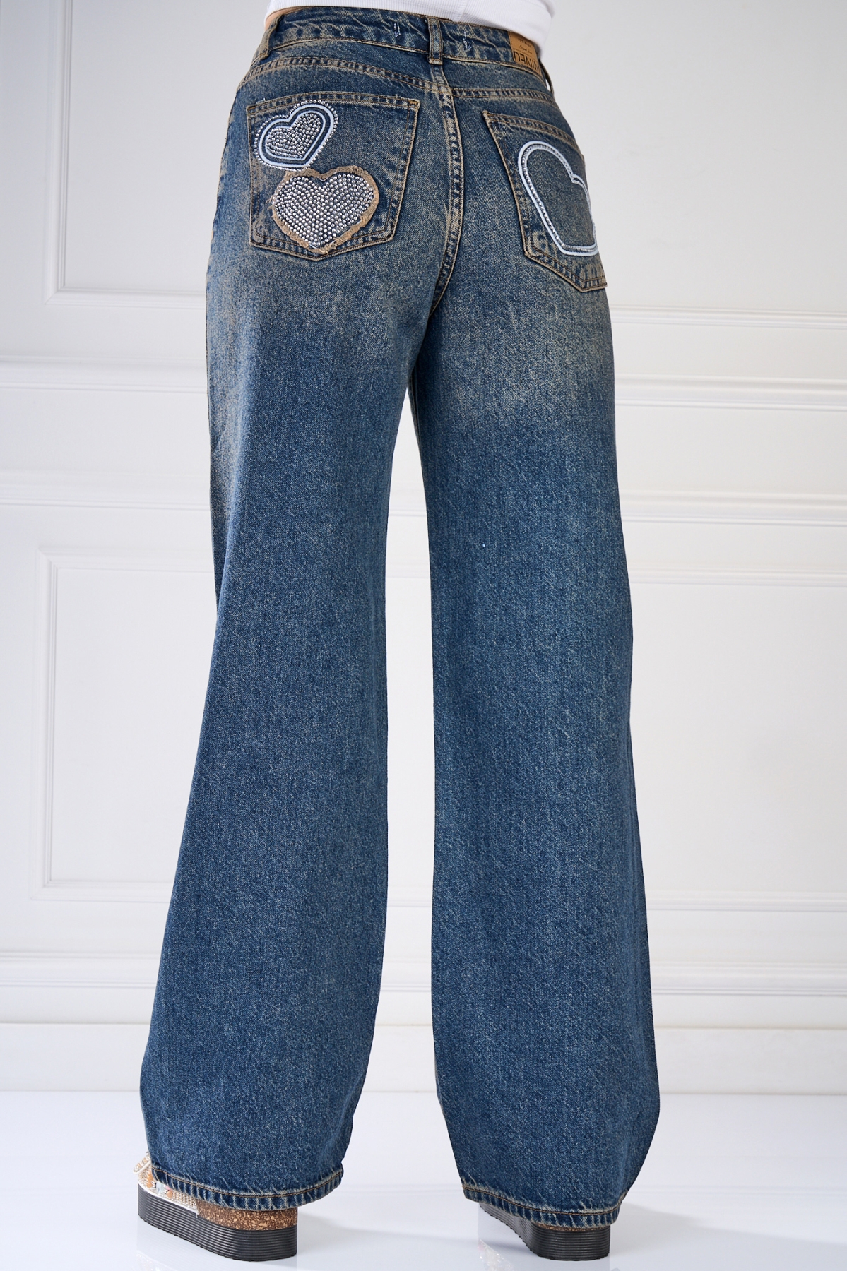 Blugi Regular Fit Albastri Rewa - 3 | YEO