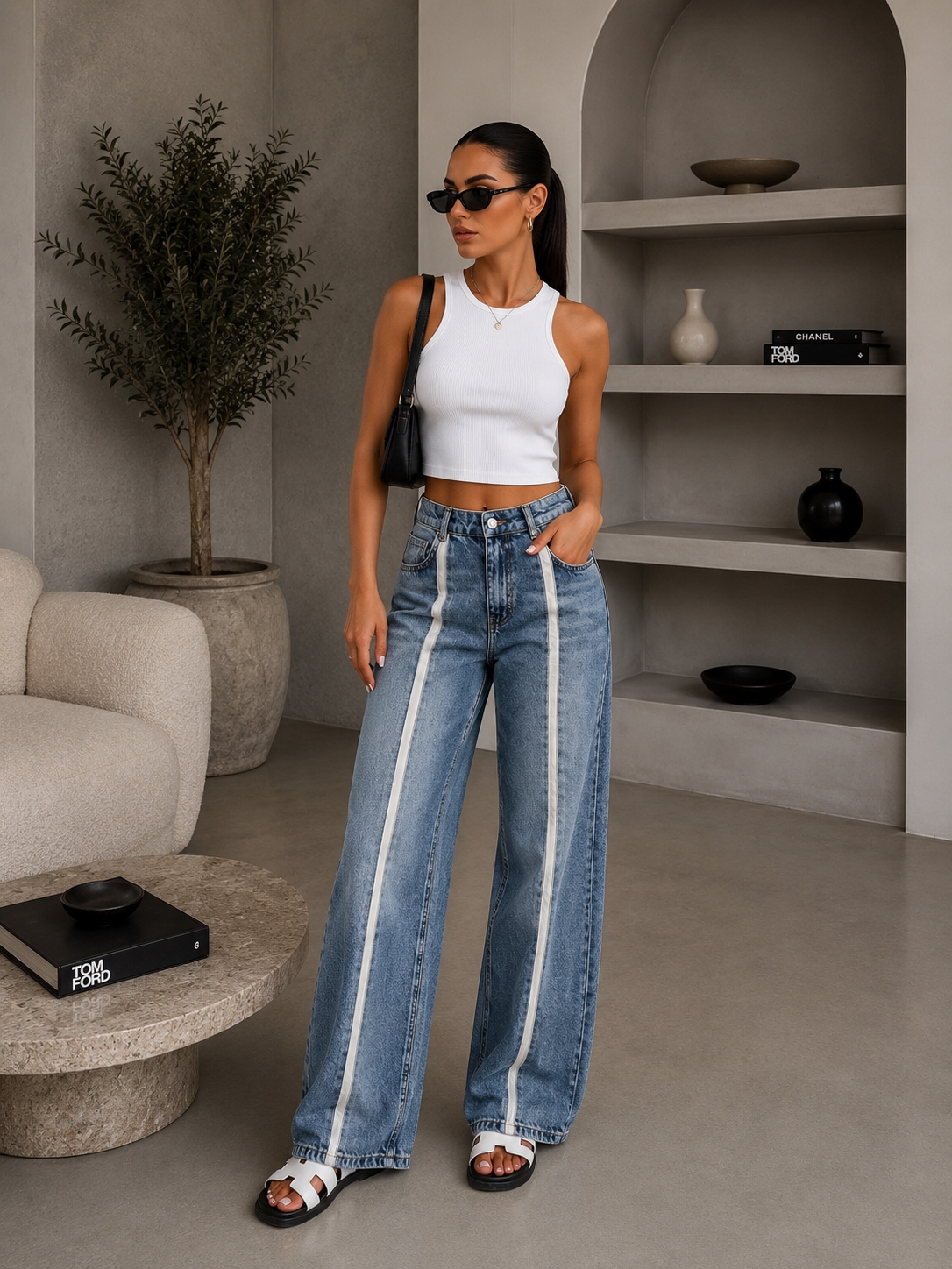 Blugi Regular Fit Albastri Taniska