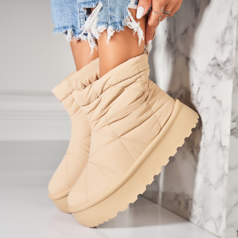 Cizme Dama Imblanite Kaki din Fas Fardow A7358