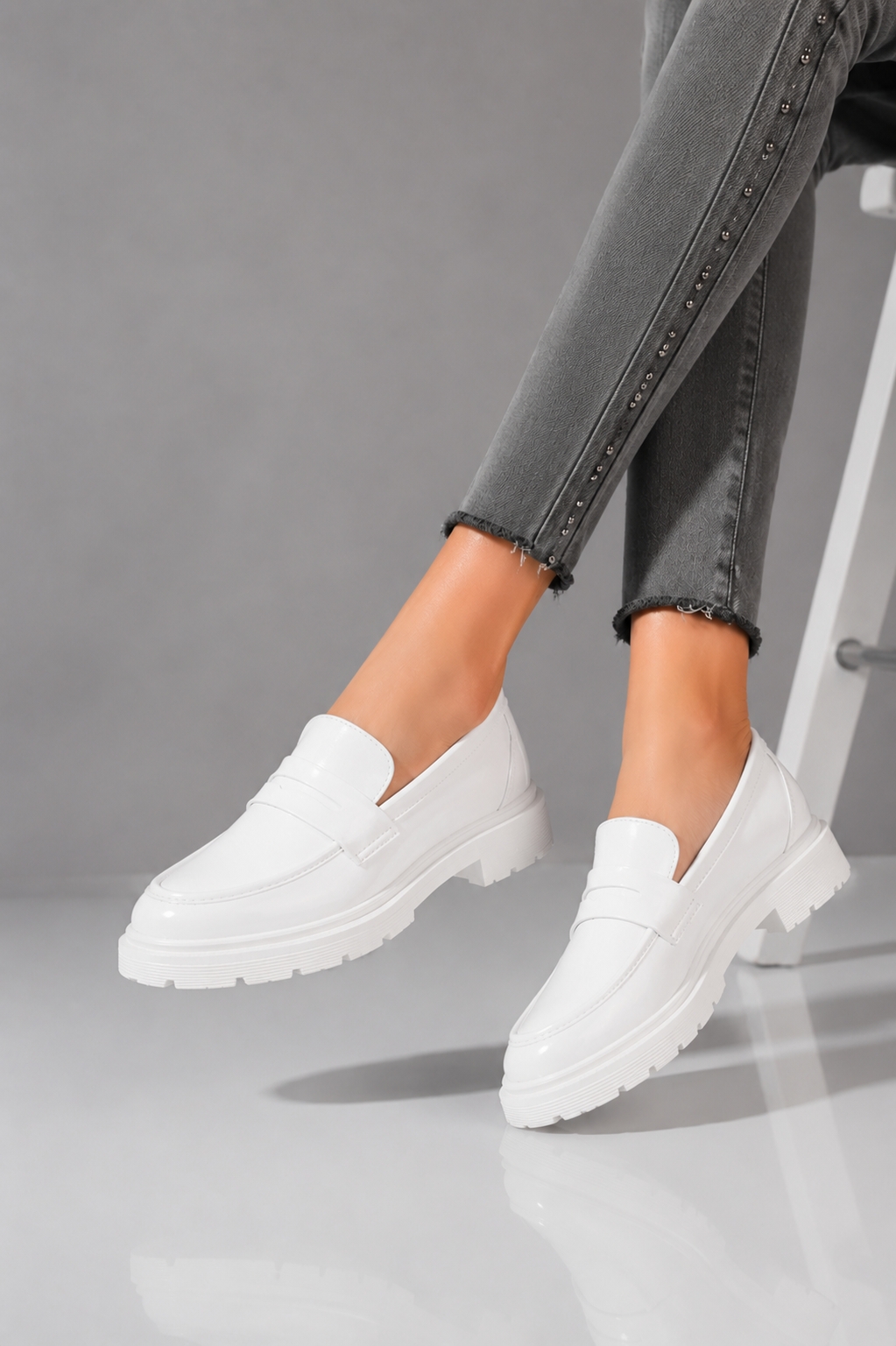 Pantofi dama casual Albi din Piele Ecologica Seena