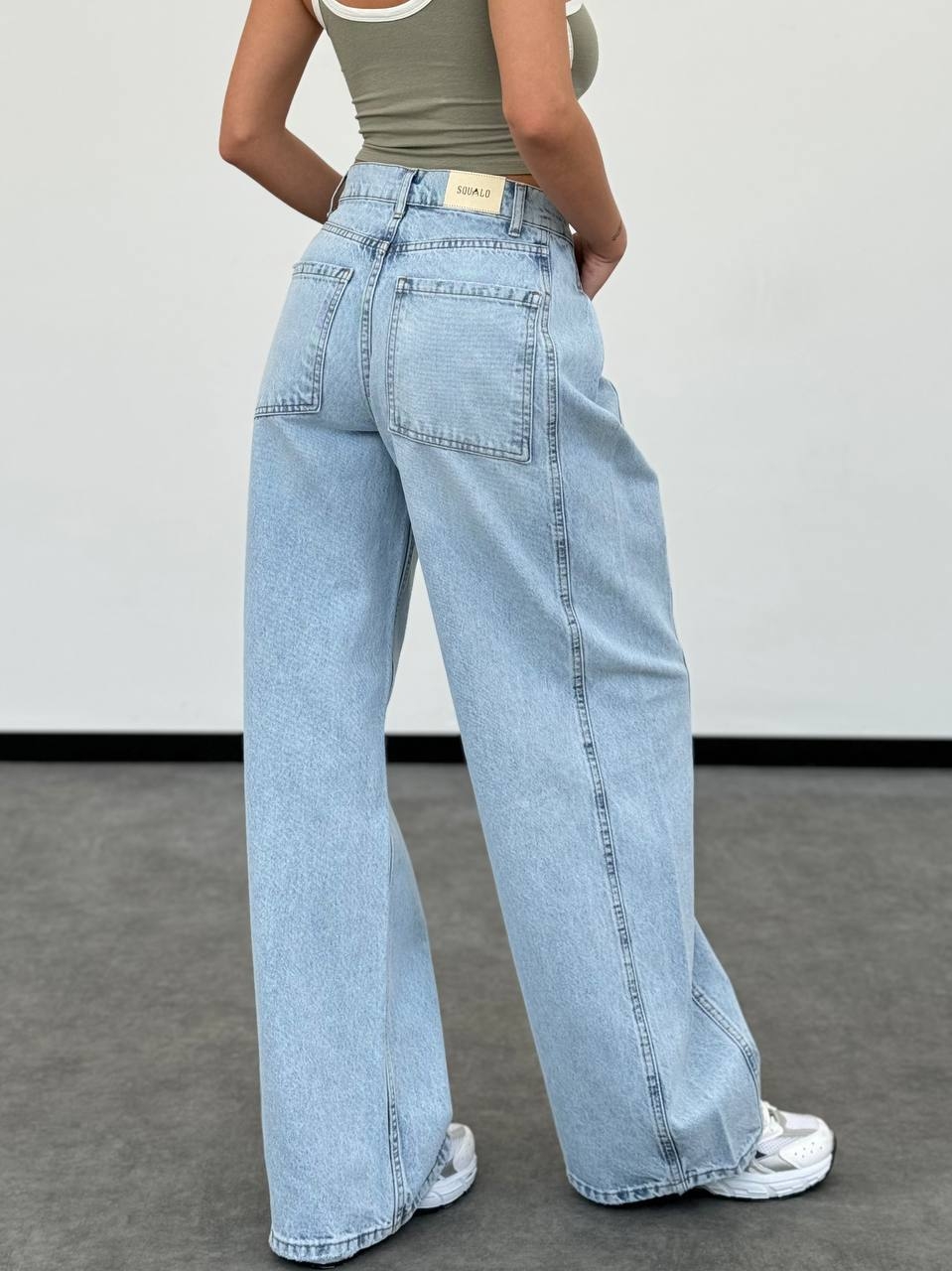 Blugi Damă Oversize Albastri Karime - 2 | YEO