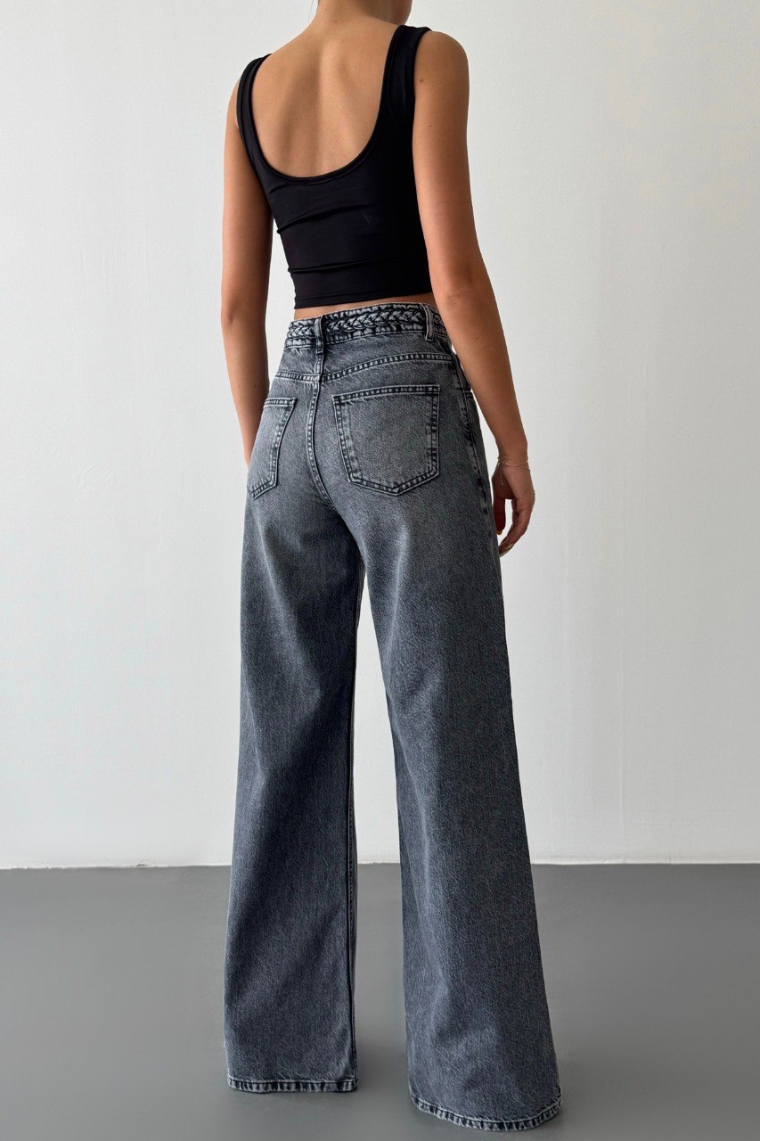 Blugi Damă Oversize Gri Iqlas - 1 | YEO