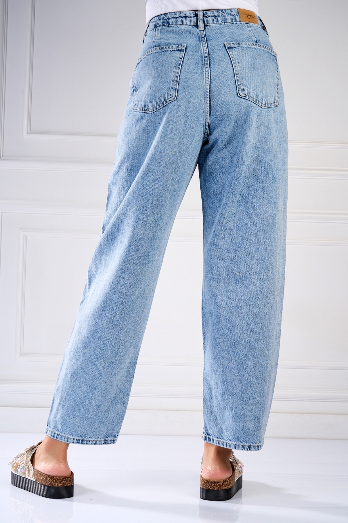 Blugi Regular Fit Albastri Ellora - 3 | YEO