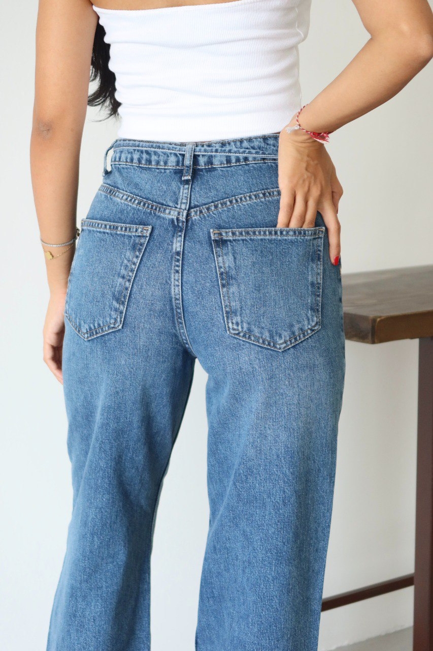 Blugi Regular Fit Albastri Gabry - 3 | YEO