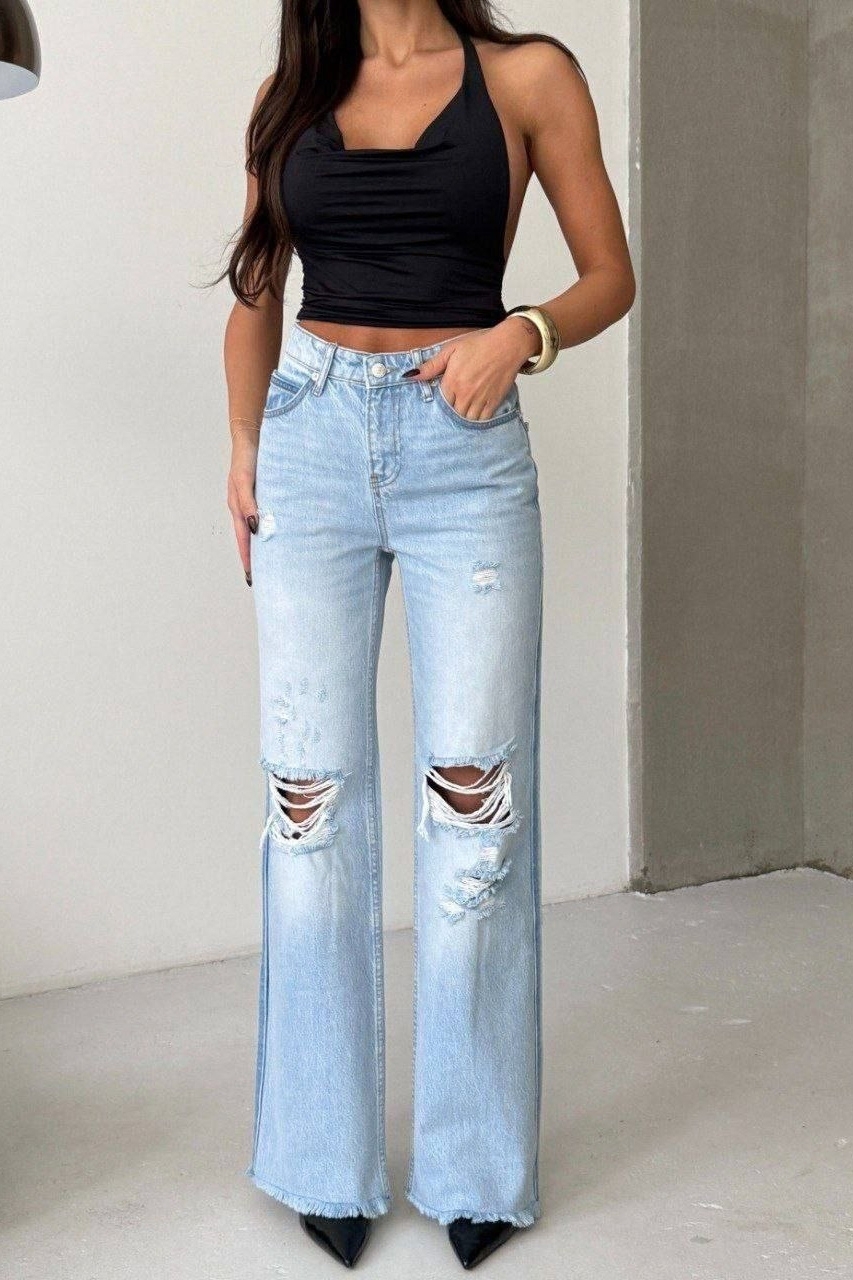 Blugi Regular Fit Albastri Osoney