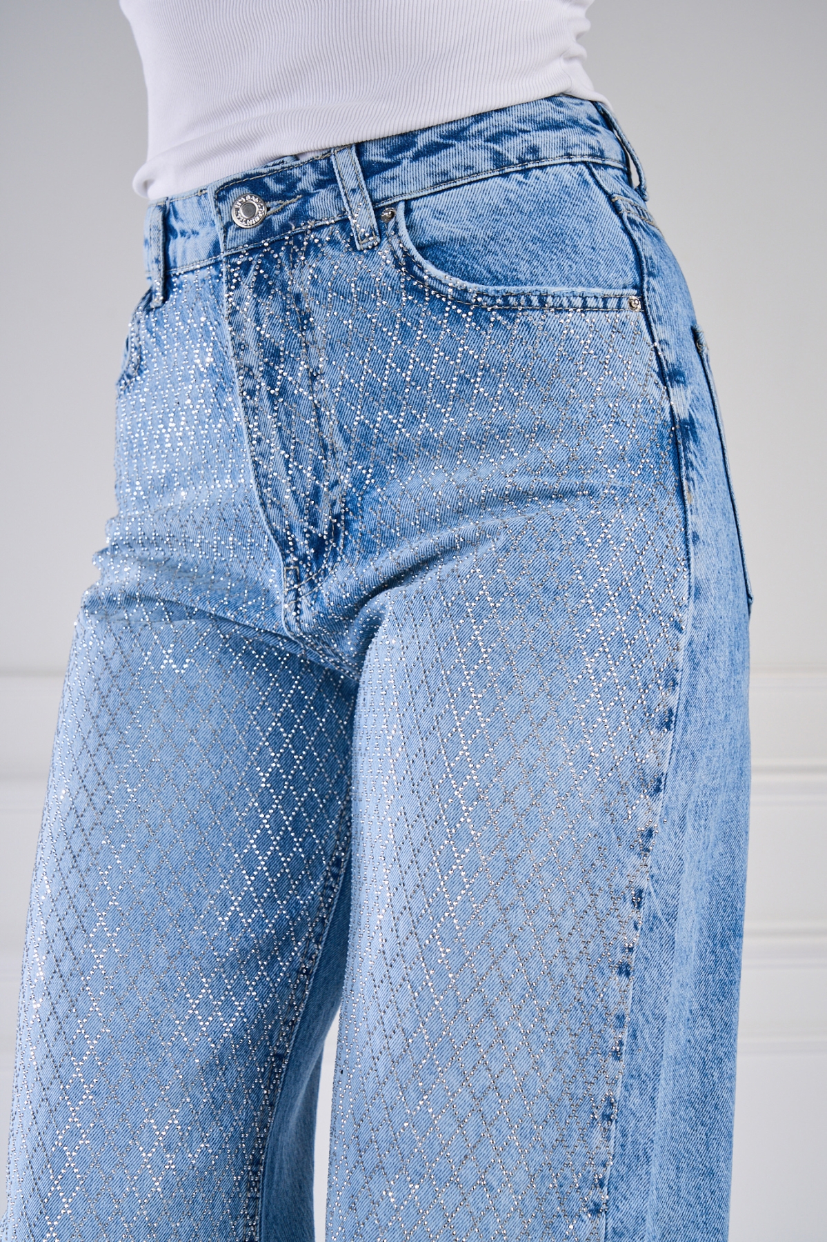 Blugi Regular Fit Albastri Rasika - 2 | YEO