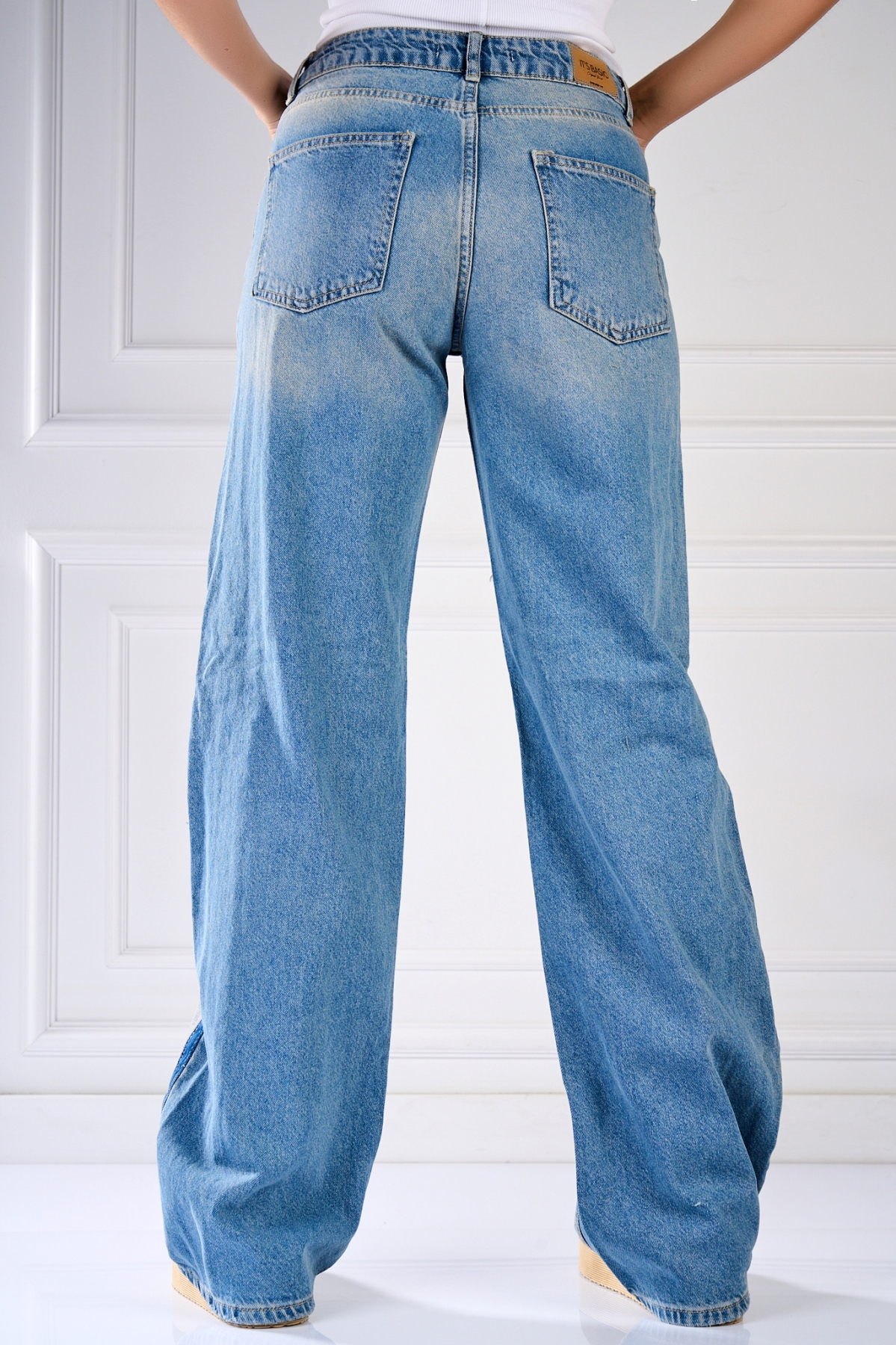 Blugi Regular Fit Albastri Vela - 1 | YEO