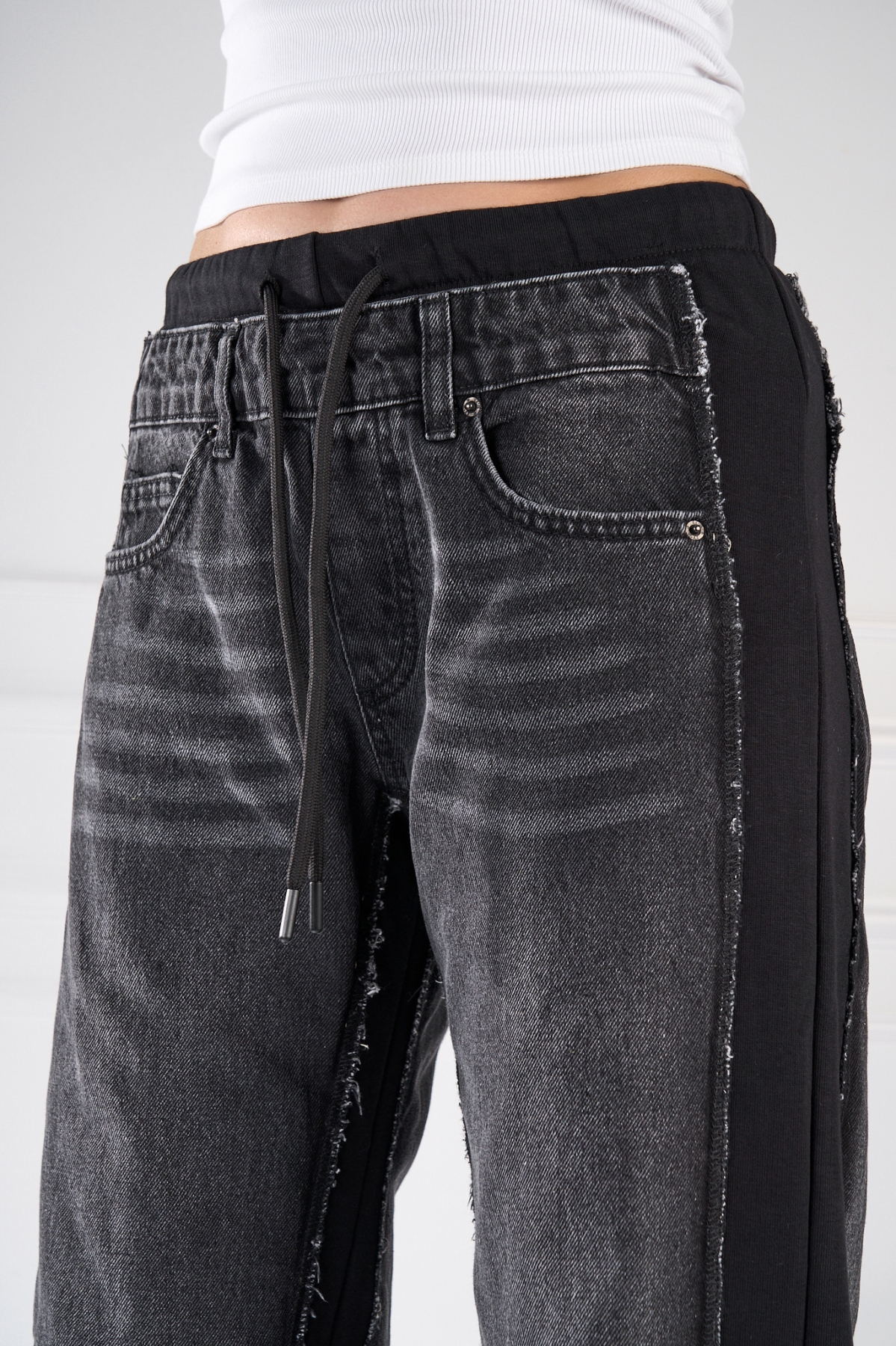 Blugi Regular Fit Gri Lavenia - 4 | YEO