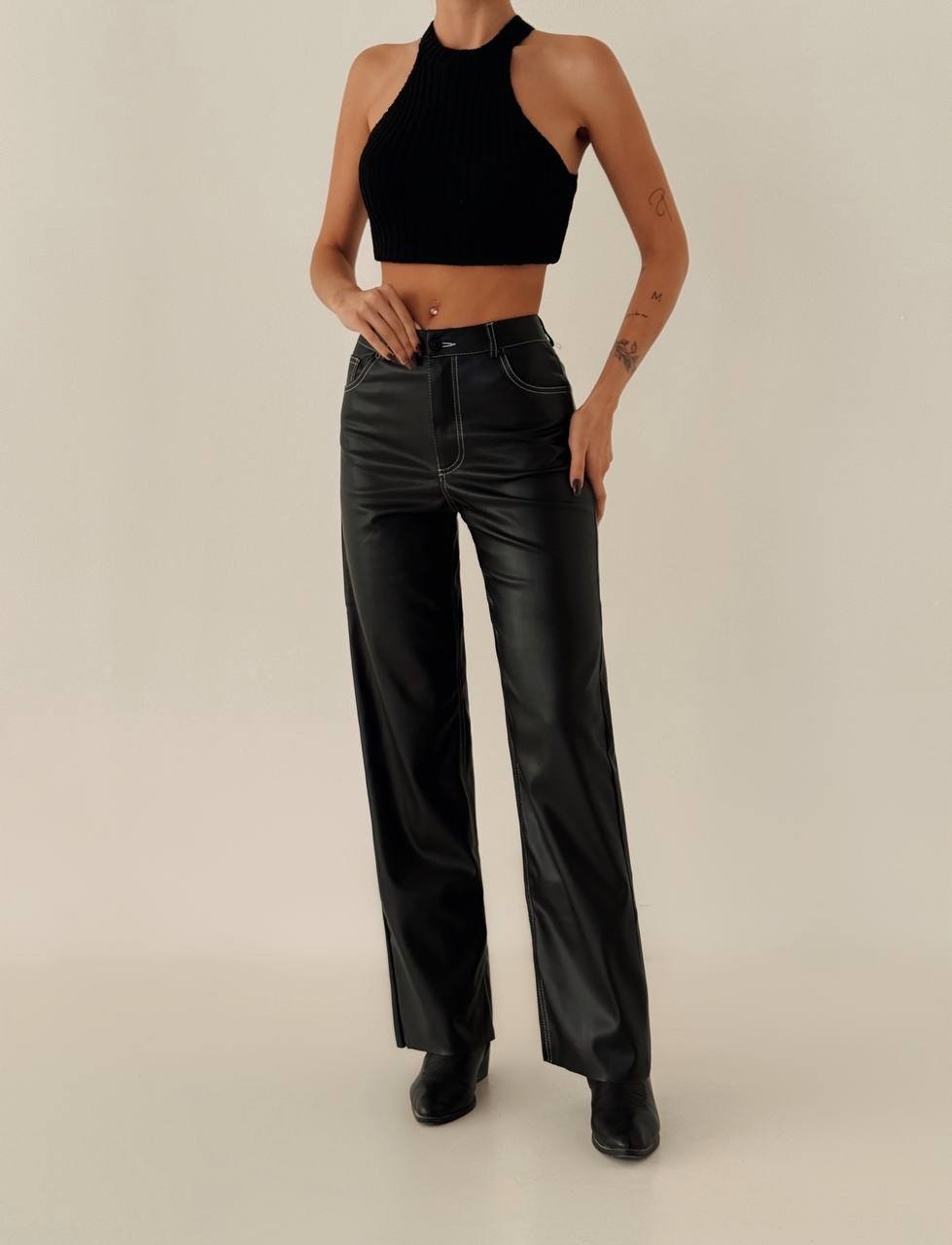 Pantaloni Damă Negru Sevyn - 3 | YEO