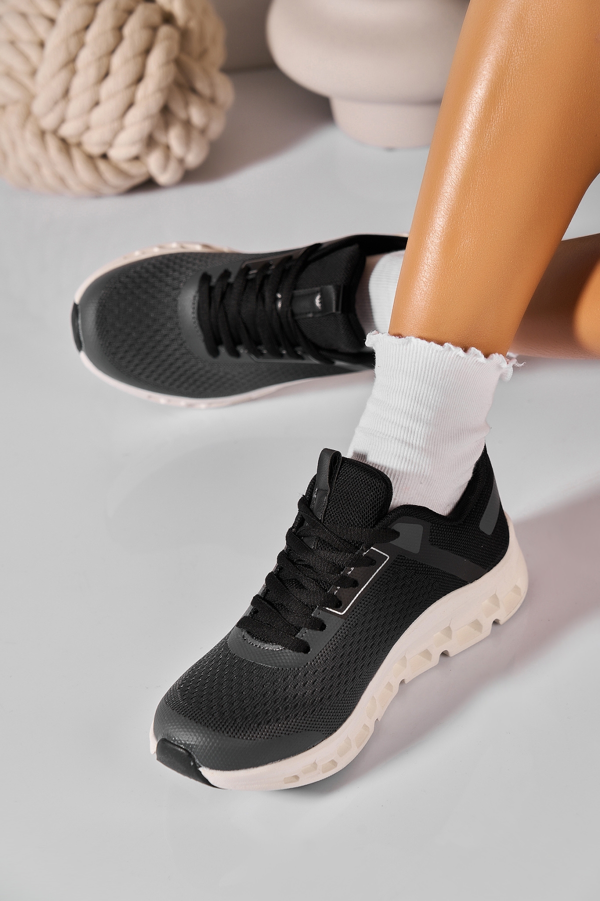 Adidași de damă Textil Negru Airyana2 - 2 | YEO