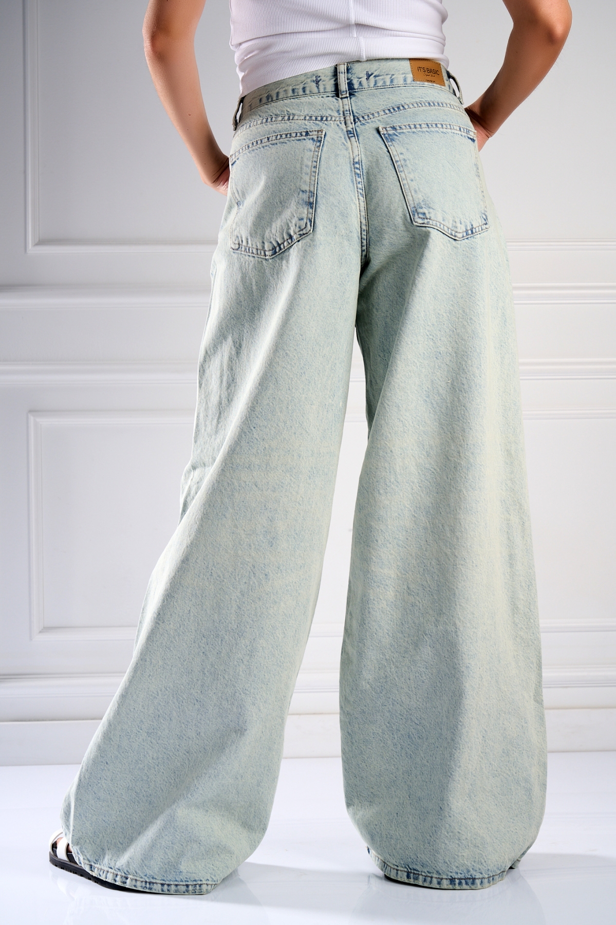 Blugi Damă Oversize Albastri Cithara - 2 | YEO