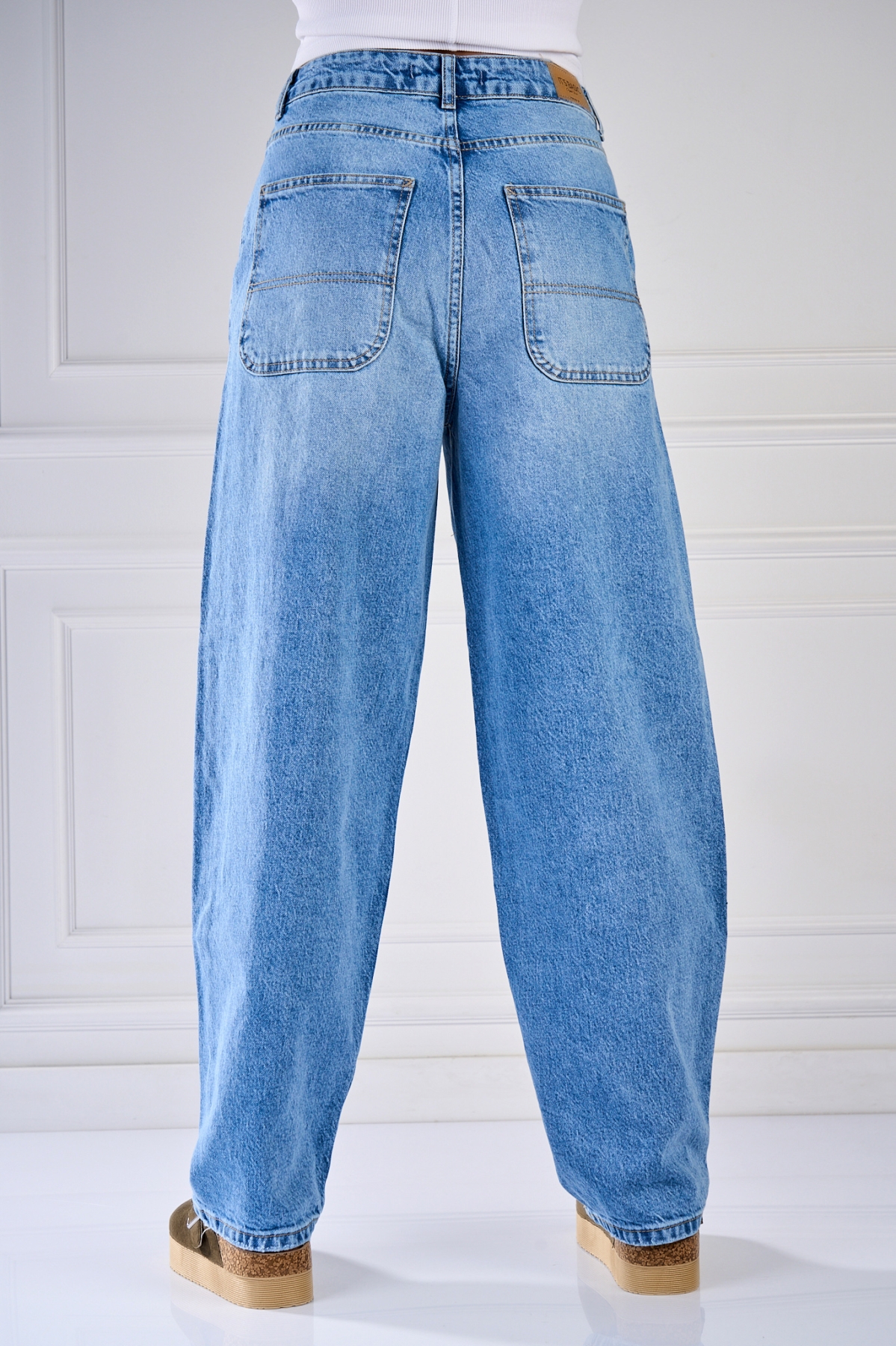 Blugi Damă Oversize Albastri Ramya - 1 | YEO