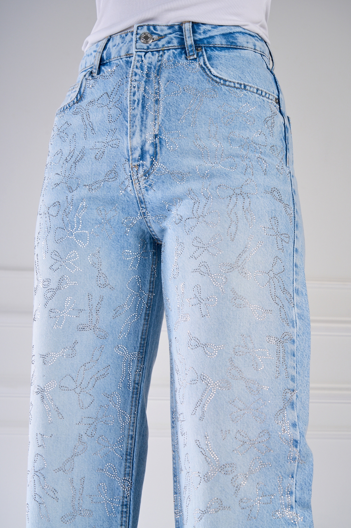 Blugi Regular Fit Albastri Nayana - 3 | YEO