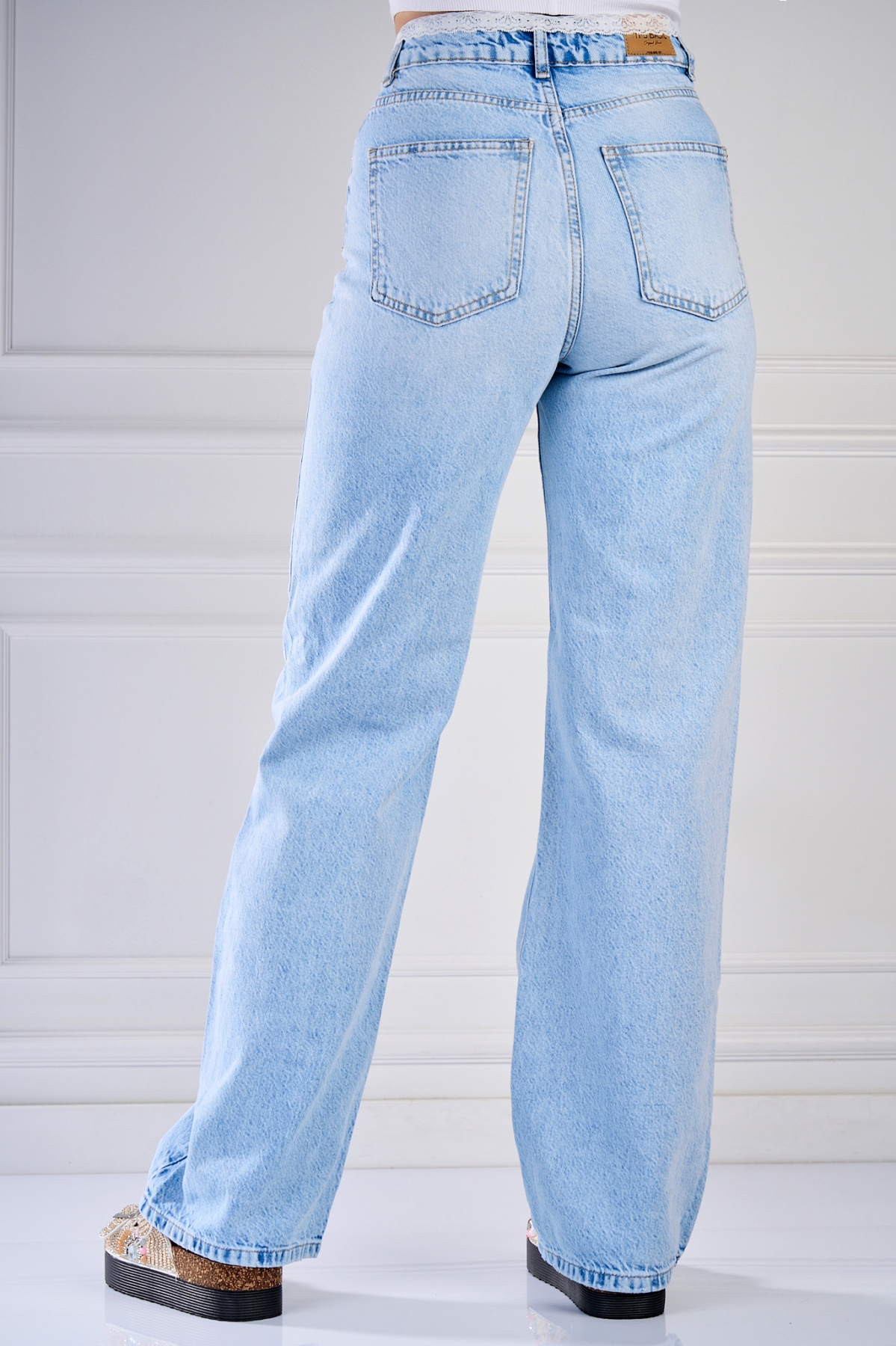 Blugi Regular Fit Albastri Shipra - 2 | YEO