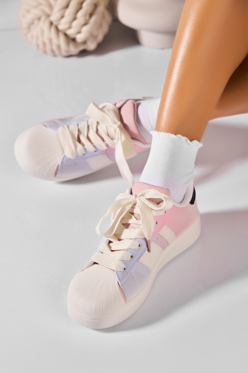 Adidași de damă Piele Ecologica Color Akeyla - Img 2