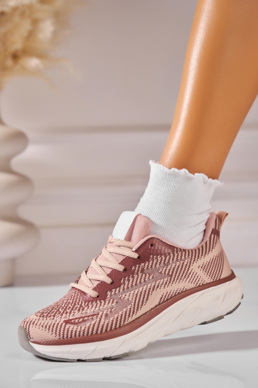 Adidași de damă Textil Maro Brella - Img 2