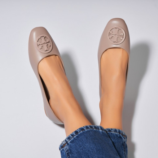 Balerini dama Piele Ecologica Kaki Kayn - Img 2