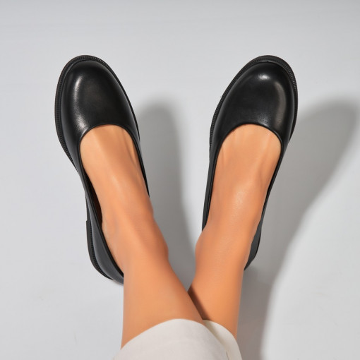 Balerini dama Piele Ecologica Negru Jalecia - Img 2