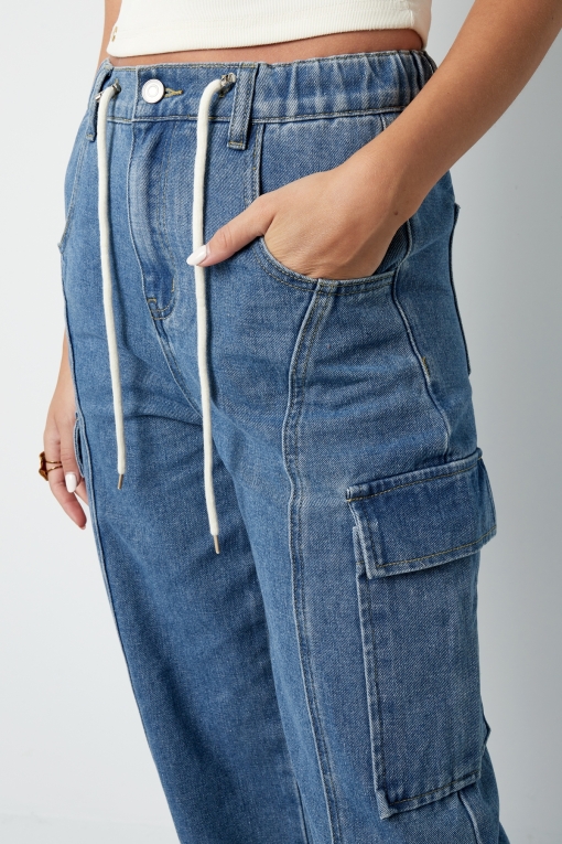 Blugi Regular Fit Albastri Amrie - Img 6