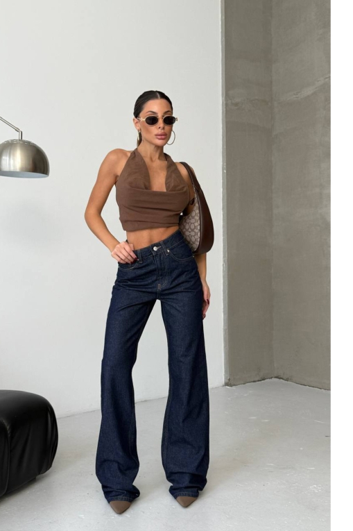 Blugi Regular Fit Bleumarin Zenvery - Img 3