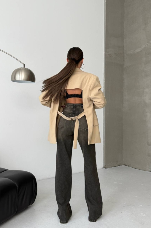 Blugi Regular Fit Negri Audra - Img 5