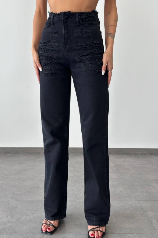 Blugi Regular Fit Negri Mazie - Img 5