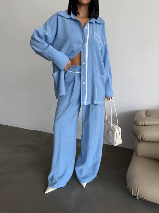 Compleuri Dama Albastru Ariana - Img 4