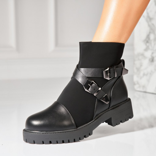 Ghete Dama Imblanite Negre din Piele Ecologica Dochia4 - Img 5