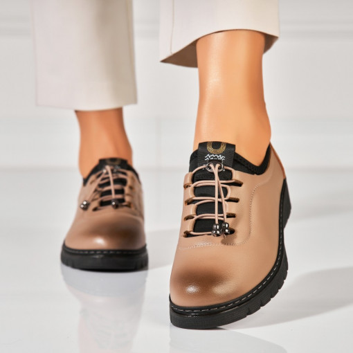 Pantofi dama casual Kaki din Piele Ecologica Fira - Img 2