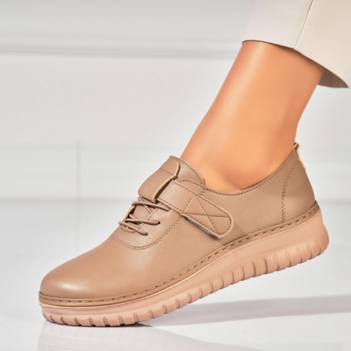 Pantofi dama casual Kaki din Piele Ecologica Miani - Img 2