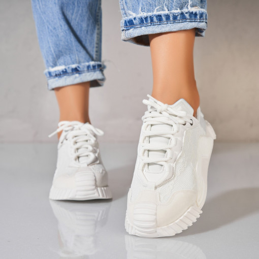 Adidași damă Textil Alb Xayla - Img 2