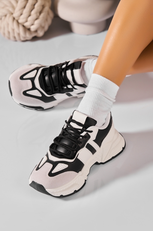 Adidași de damă Piele Ecologica Negru Azlin - Img 2