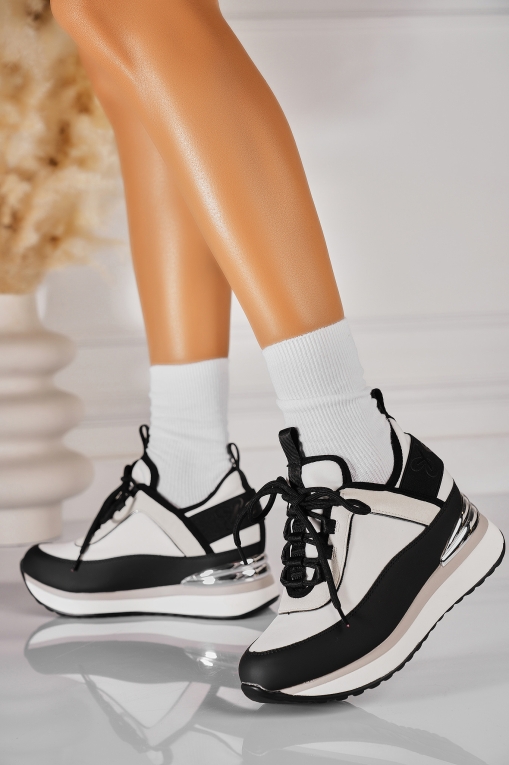 Adidași de damă Piele Ecologica Negru Zikra - Img 3