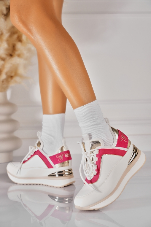 Adidași de damă Piele Ecologica Roz Zikra - Img 2