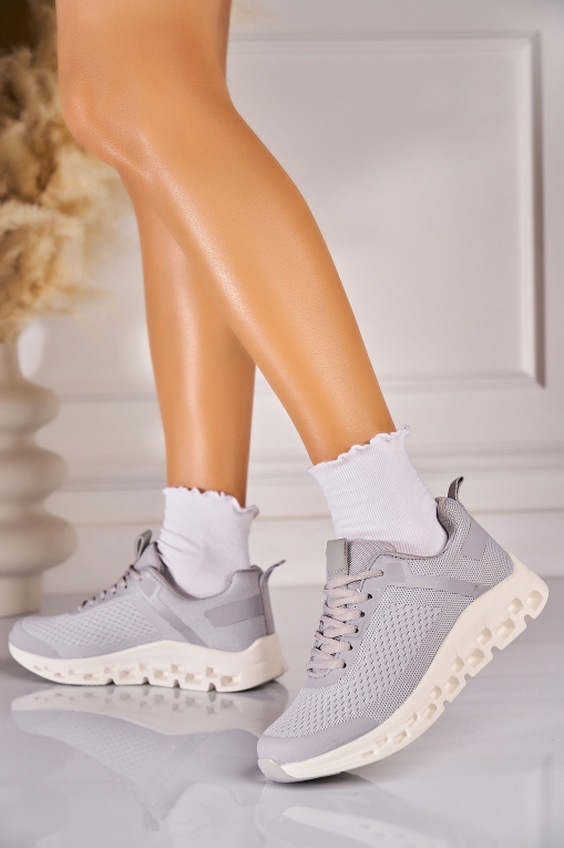 Adidași de damă Textil Gri Airyana - Img 3
