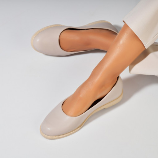 Balerini dama Piele Ecologica Gri Jalecia - Img 3