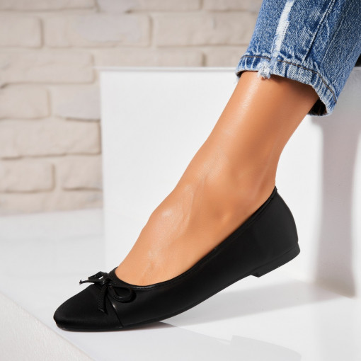 Balerini dama Piele Ecologica Negru Jaziel - Img 3