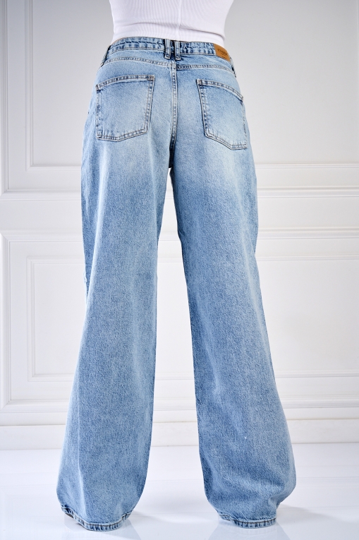 Blugi Damă Oversize Albastri Udaya - Img 3