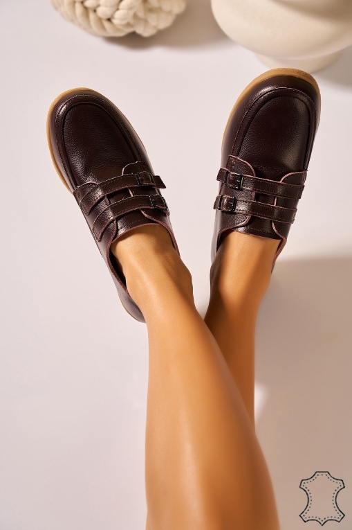 Mocasini dama Piele Naturala Maro Vaeda - Img 2