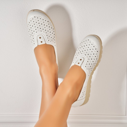 Pantofi dama casual Albi din Piele Ecologica Hari - Img 2