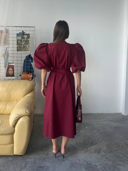 Rochii Dama Bordo Roxane - Img 3