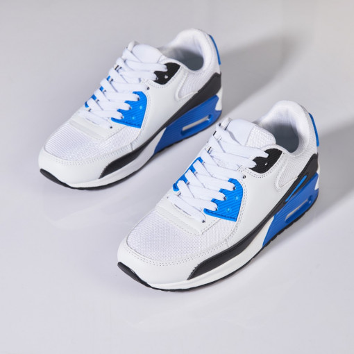 Adidași damă Albastri din Piele Ecologica Naveen - Img 3