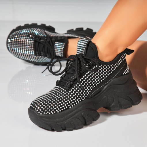 Adidasi Dama Negri din Textil Orien - Img 3