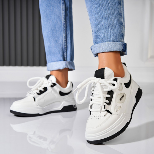 Adidași damă Piele Ecologica Negru Avaia - Img 2