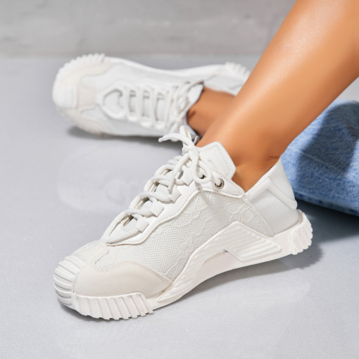 Adidași damă Textil Alb Xayla - Img 3