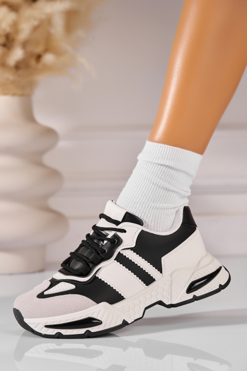 Adidași de damă Piele Ecologica Negru Azlin - Img 3